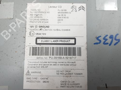 Radio CITROËN C4 II (NC_) 1.6 BlueHDi 100 | BP37720224E6  - Image 5