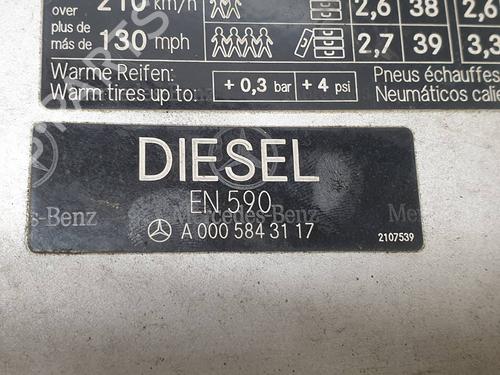 Fuel flap MERCEDES-BENZ CLK (C209)  | BP18919517C131 