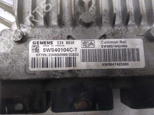 Engine control unit (ECU) PEUGEOT 307 (3A/C)  | BP9477400M57 