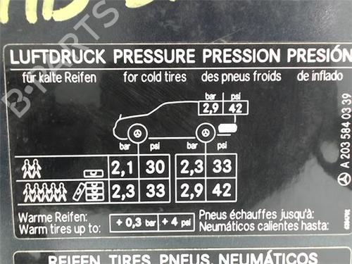Fuel flap MERCEDES-BENZ C-CLASS Coupe (CL203)  | BP13230764C131 