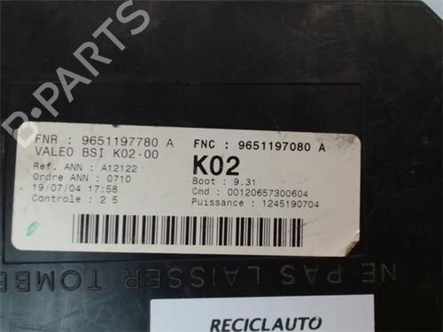 Electronic module PEUGEOT 307 (3A/C) 2.0 HDi 90 | BP10982721M83 