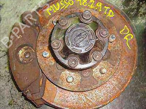 Used Right front steering knuckle SSANGYONG MUSSO (FJ) 2.9 D (99 hp) 14335444