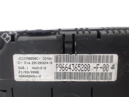 Instrument cluster CITROËN C4 Picasso I MPV (UD_) 2.0 HDi 138 | BP13622821C47 
