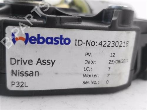 Sunroof engine NISSAN QASHQAI I (J10, NJ10) 1.5 dCi | BP30183062M60