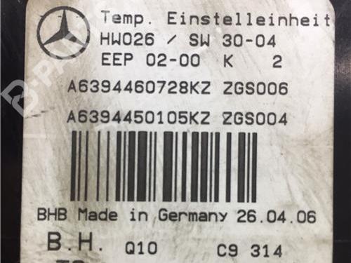 Comando clima MERCEDES-BENZ VITO / MIXTO Van (W639)  | BP9635606I5