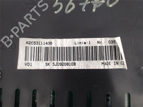 Instrument cluster SKODA FABIA II (542)  | BP16346358C47 