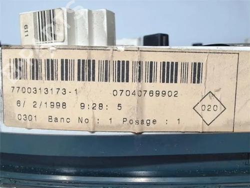 Instrument cluster RENAULT KANGOO (KC0/1_) D 55 1.9 (KC0D) | BP9684039C47 