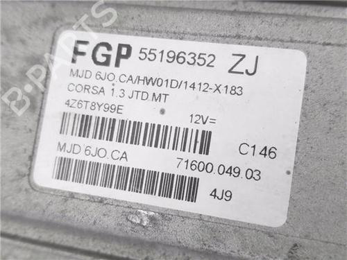 Electronic module OPEL CORSA C (X01) 1.3 CDTI (F08, F68) | BP33220502M83 - Image 8