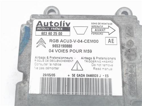 ECU airbags CITROËN BERLINGO / BERLINGO FIRST MPV (MF_, GJK_, GFK_)  | BP13498534M53 