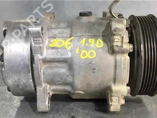 Used AC compressor PEUGEOT 206 Hatchback (2A/C) 1.9 D (69 hp) 9636488
