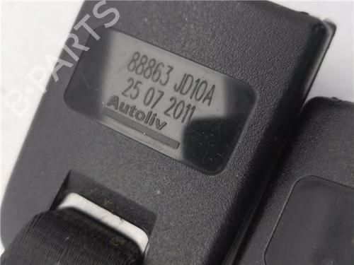 Seat buckle NISSAN QASHQAI I (J10, NJ10) 1.5 dCi | BP30183041I32