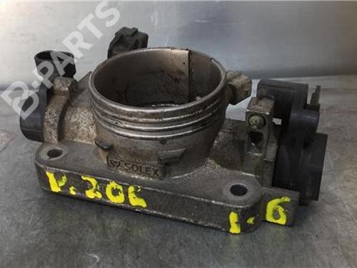 Used Throttle body PEUGEOT 206 Hatchback (2A/C) 1.6 i (89 hp) 9660849