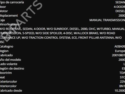 Left front window switch MAZDA 323 F VI Hatchback (BJ) | BP30154100I27