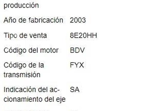 Right front door AUDI A4 B6 (8E2) 2.4 | BP32419227C3 