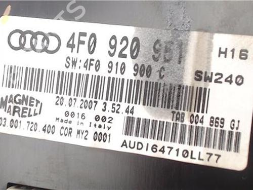 Instrument cluster AUDI A6 C6 Avant (4F5) 2.0 TDI | BP31206933C47