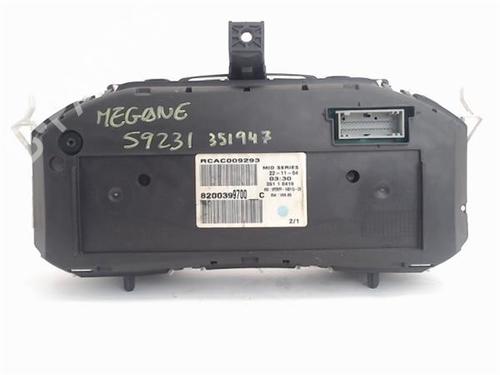 Instrument cluster RENAULT MEGANE II Estate (KM0/1_) 1.9 dCi (BM0G, CM0G) | BP18166387C47 