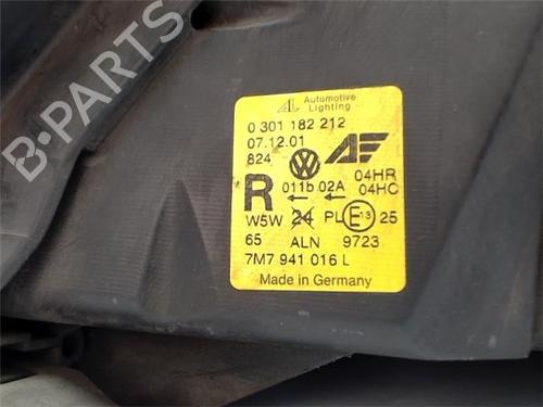 Right headlight SEAT ALHAMBRA (7V8, 7V9)  | BP13053117C29 