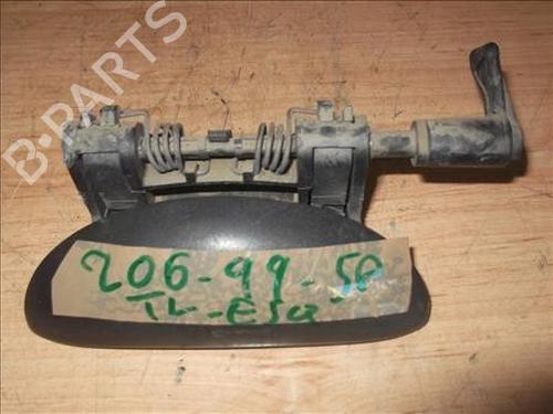 Used Rear left exterior door handle PEUGEOT 206 Hatchback (2A/C) 1.9 D (69 hp) 14336528
