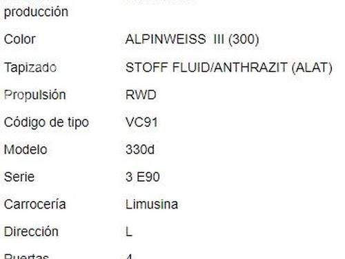 Switch BMW 3 (E90) 330 d | BP30981068I30 