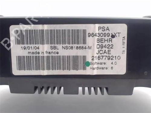 AC-Styringsenhed/Manøvreenhed PEUGEOT 307 SW (3H)  | BP13051189I5 