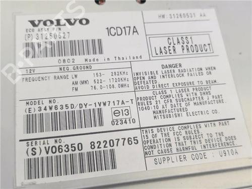 Radio VOLVO C30 (533) 1.6 D | BP36477234E6  - Image 8