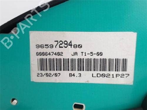 Instrument cluster PEUGEOT 206 Hatchback (2A/C)  | BP16548013C47 