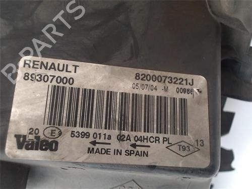 Right headlight RENAULT MEGANE II (BM0/1_, CM0/1_)  | BP13896679C29 