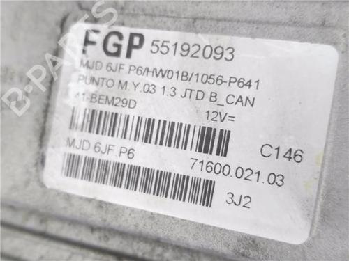 Elektronisk modul FIAT PUNTO (188_)  | BP30981220M83 