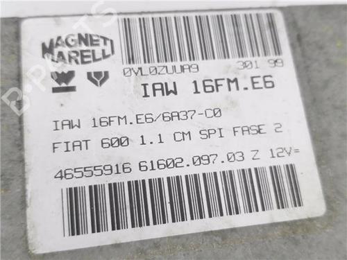 Elektronisk modul FIAT SEICENTO / 600 (187_) 1.1 (187AXB, 187AXB1A, 187AXC1A02) | BP29754945M83