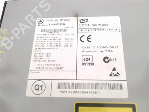 Radio MERCEDES-BENZ A-CLASS (W169) A 150 (169.031, 169.331) | BP13758192E6 