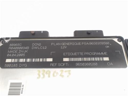 Elektronisk modul CITROËN BERLINGO / BERLINGO FIRST Box Body/MPV (M_) 1.9 D 70 (MBWJZ, MCWJZ) | BP14995276M83 