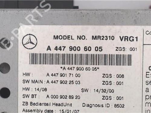 Radio MERCEDES-BENZ VITO Van (W447)  | BP32417655E6  - Image 10