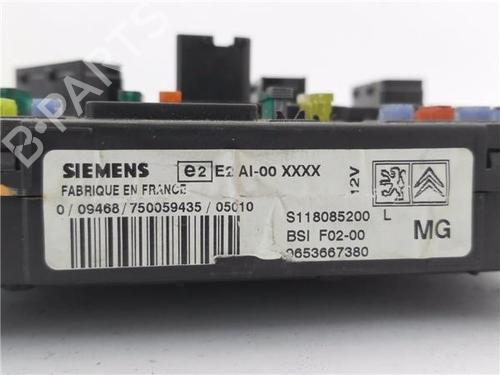 Fuse box CITROËN C2 (JM_) 1.4 HDi | BP28489207E1 