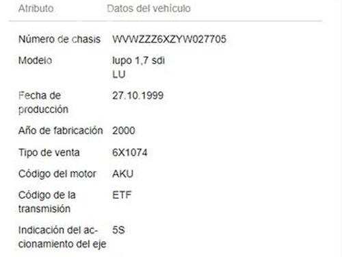 Kløtsj VW LUPO I (6X1, 6E1) 1.7 SDI | BP27278718I13 