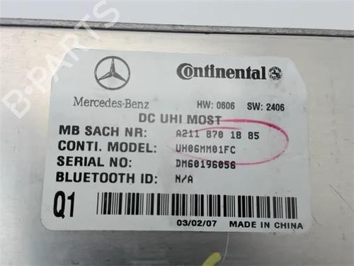 Elektronisk modul MERCEDES-BENZ M-CLASS (W164) ML 320 CDI 4-matic (164.122) | BP13659712M83 