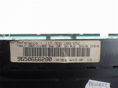 Instrument cluster PEUGEOT 406 (8B)  | BP13052555C47 