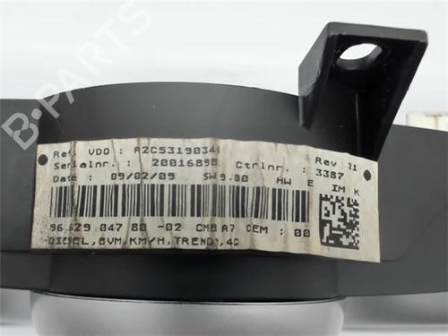 Instrument cluster PEUGEOT 207 (WA_, WC_) 1.6 HDi | BP13659718C47 