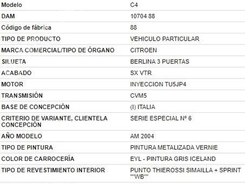 Other CITROËN C4 Coupe (LA_) 1.6 16V | BP30981179O1