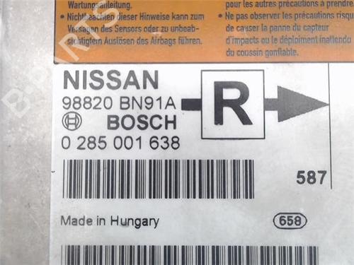 ECU airbags NISSAN ALMERA II Hatchback (N16)  | BP18113872M53 