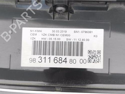 Instrument cluster CITROËN JUMPY III Bus (V_) 1.6 BlueHDi 95 | BP40296022C47  - Image 9