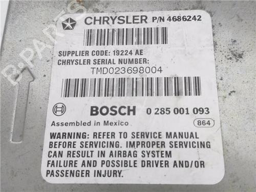 ECU airbags CHRYSLER VOYAGER / GRAND VOYAGER III (GS_, NS_)  | BP27567593M53