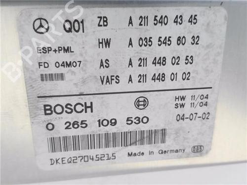 Control unit MERCEDES-BENZ E-CLASS (W211) E 320 CDI (211.026) | BP36778032M11 - Image 8