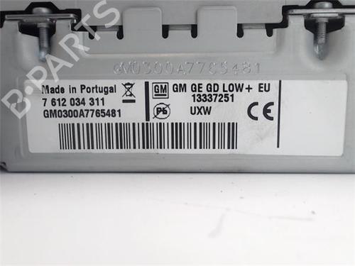 Radio OPEL ASTRA J (P10)  | BP16547301E6 