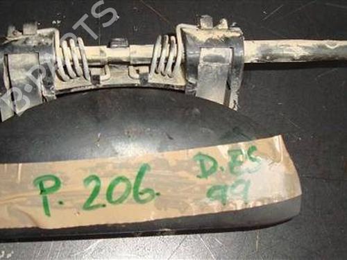 Used Front left exterior door handle PEUGEOT 206 Hatchback (2A/C) 1.9 D (69 hp) 14335218
