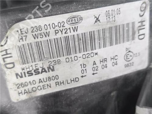 Højre forlygte NISSAN PRIMERA Hatchback (P12)  | BP32395966C29 