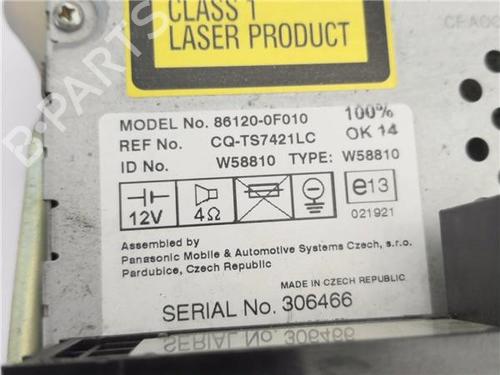 Radio TOYOTA COROLLA Verso (ZER_, ZZE12_, R1_)  | BP24338641E6 