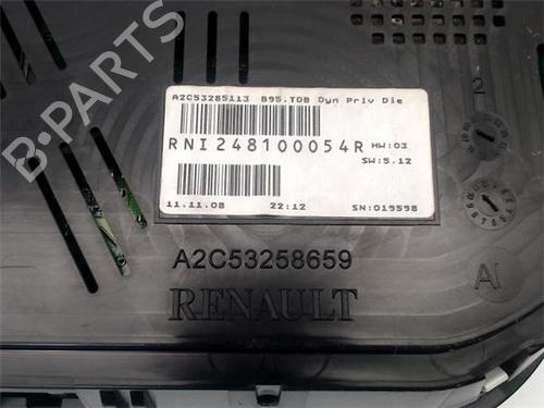 Instrument cluster RENAULT MEGANE III Hatchback (BZ0/1_, B3_) 1.5 dCi (BZ0C) | BP24622439C47 