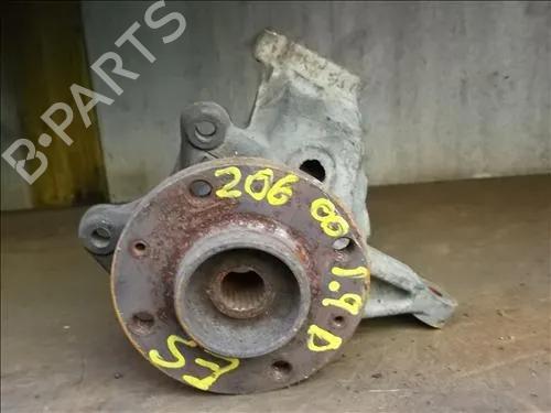Used Left front steering knuckle PEUGEOT 206 Hatchback (2A/C) 1.9 D (69 hp) 14334488