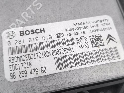 Electronic module CITROËN C3 Picasso (SH_) 1.6 HDI 90 | BP30555380M83 