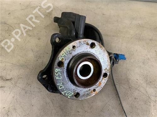 Used Left front steering knuckle PEUGEOT 207 (WA_, WC_) 1.6 HDi (90 hp) 24338463
